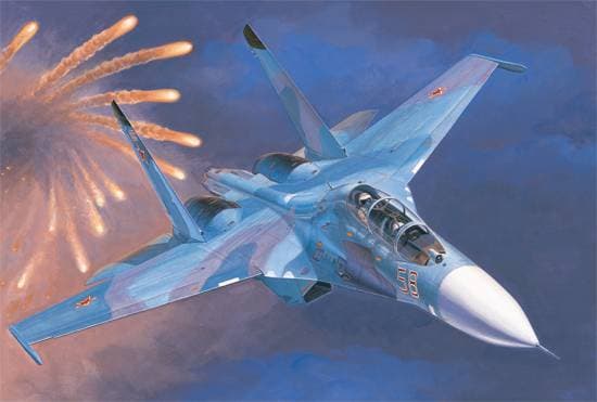 Russian Su-27ub Flanker C Fighter