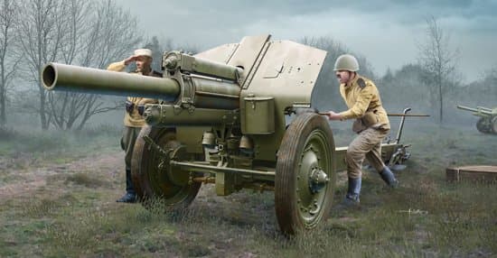 Soviet 122mm Howitzer 1938 M-30 Latevers