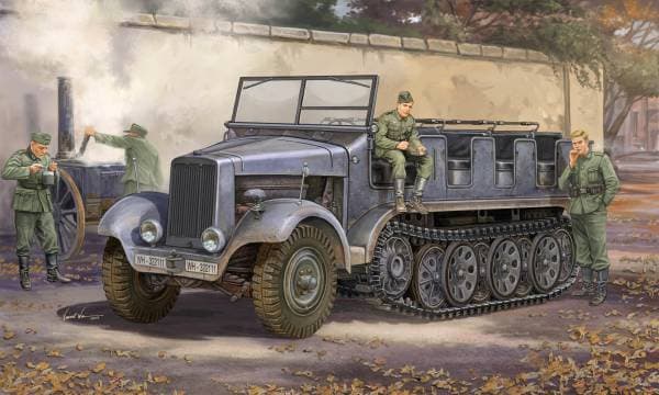 German Sd.Kfz.6 Halbk.Zugm. Pionierausf.