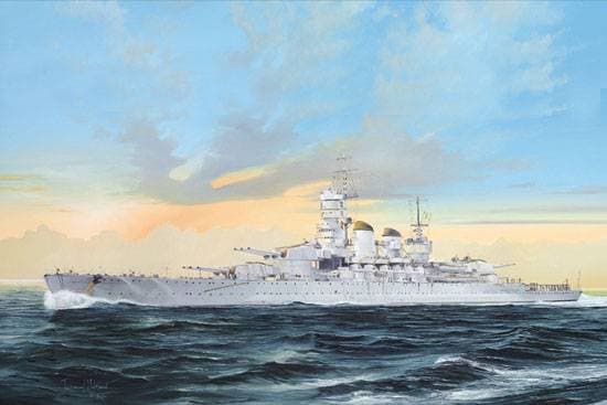 Italian Navy Battleship Rn Littro 1941