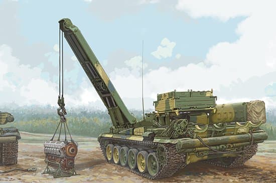 Russian Brem-1 Armoured Recovery Vehicle