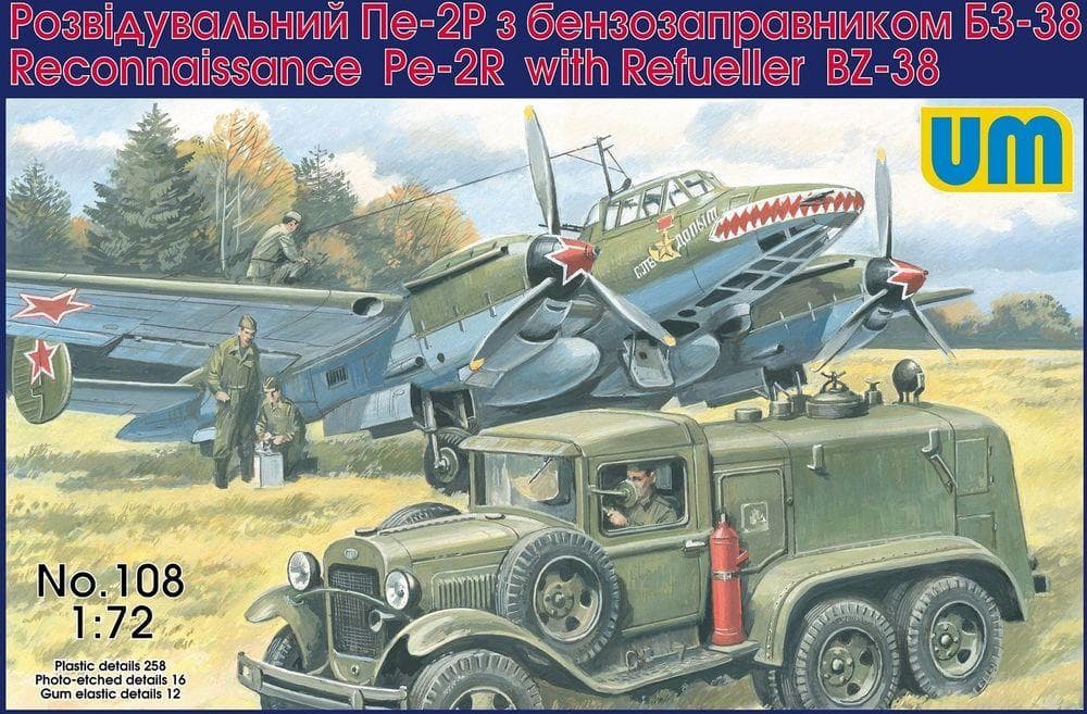 Pe-2r Reconn. Aircraft W. Ref. Bz-38