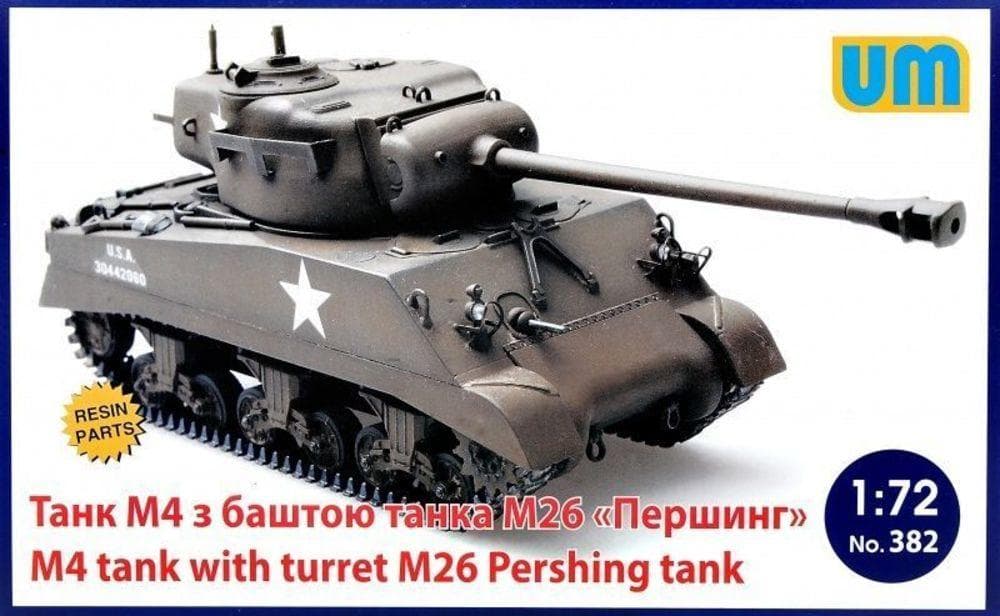 M4 Tank With Turret M26 Pershing Tank