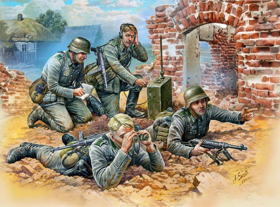 Wwii Wargame Addon Deutscher. Späh-Trupp