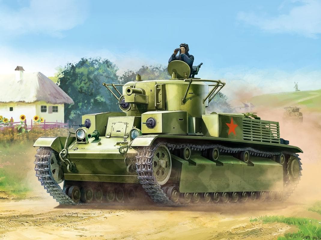 T-28 Soviet Heavy Tank Wwii