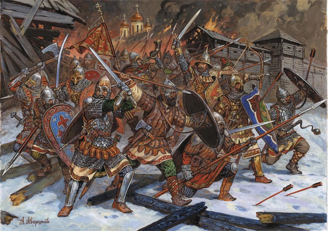 Russian Foot Warriors Xiii-Xiv A.D.