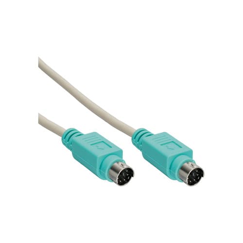Inline® Ps/2 Kabel, Stecker / Stecker, Pc 99, Farbe Grün, 2m