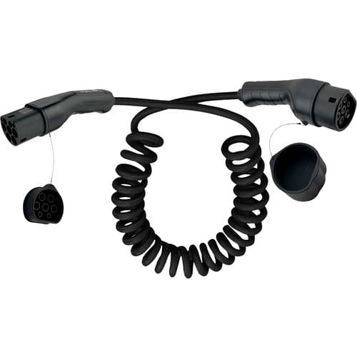 Inline® Ev Spiral-Autoladekabel Typ2, 11 Kw, 3-Phasig, 7,5 M