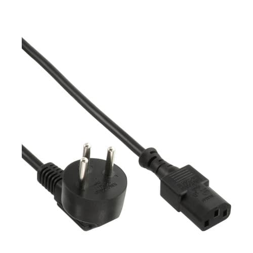 Inline® Netzkabel, Netzstecker Israel Auf Kaltgerätestecker C13, 1,8m