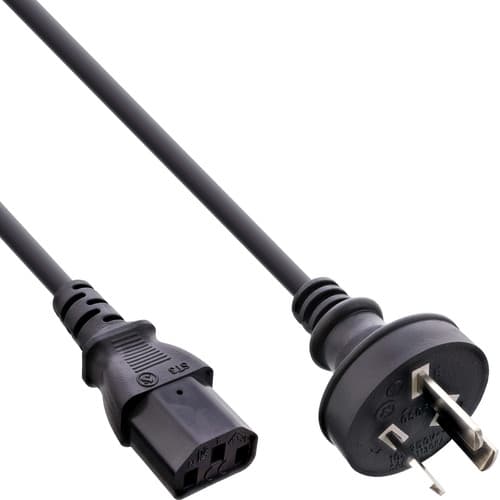 Inline® Netzkabel, Netzstecker Australien Auf Kaltgerätestecker C13, 5m
