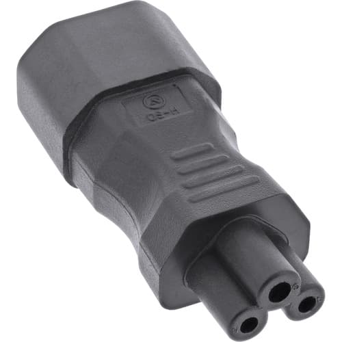 Inline® Netzadapter Iec 60320 C14 / C5, 3pol Kaltgeräte / Notebook