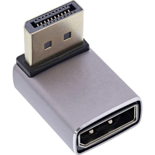 Inline® Displayport 1.4 Adapter, Displayport Stecker / Buchse, 90� Oben, 8k