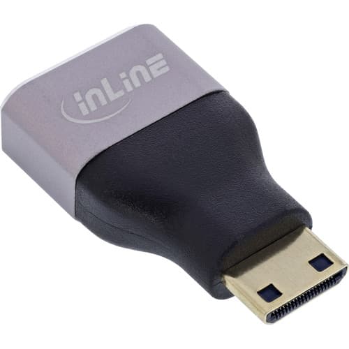 Inline® Hdmi Adapter, Hdmi A Buchse / Mini Hdmi C Stecker, 8k Uhd