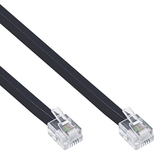 Inline® Modularkabel Rj11, Stecker / Stecker, 4adrig, 6p4c, 3m