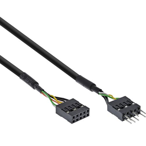 Inline® Audiokabel Verlängerung Intern, Für Hd Audio Und Ac97, 0,4m