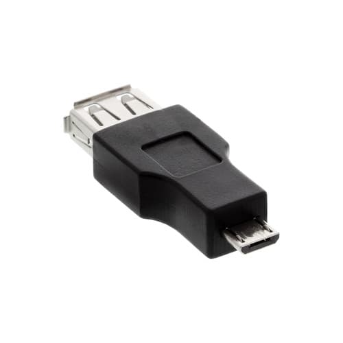 Inline® Micro-Usb Otg Adapter, Micro-B Stecker An Usb A Buchse