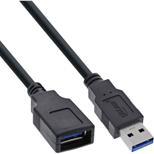 Inline® Usb 3.2 Gen.1 Kabel, Usb-A Stecker / Buchse, 3m