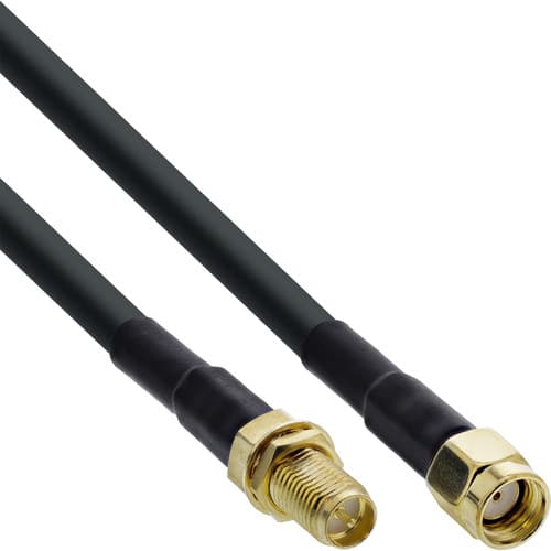 Inline® Wlan Kabel, R-Sma-Stecker Auf R-Sma-Kupplung, 1m