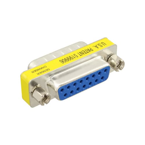Inline® Mini-Gender-Changer, 15pol (Game), Stecker / Buchse