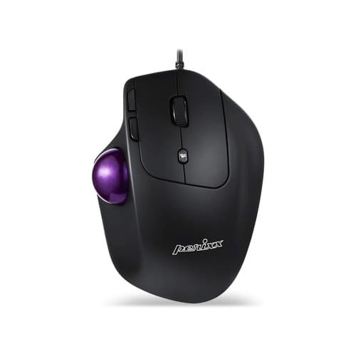Perixx Perimice-520, Kabelgebundene Ergonomische Trackball Maus