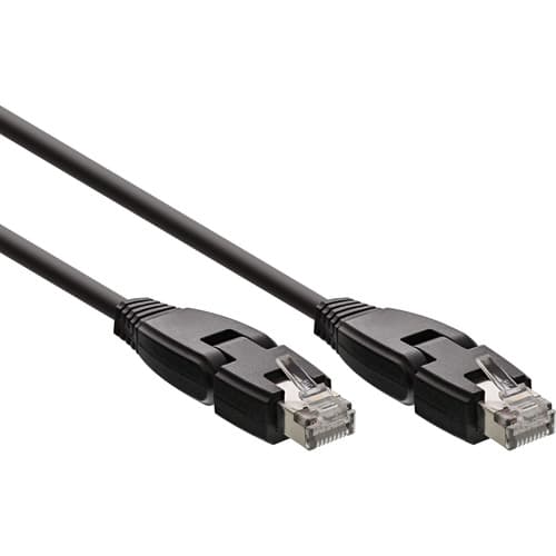 Inline® Patchkabel 180�, S/Ftp (Pimf), Cat.6a, Halogenfrei, 1m