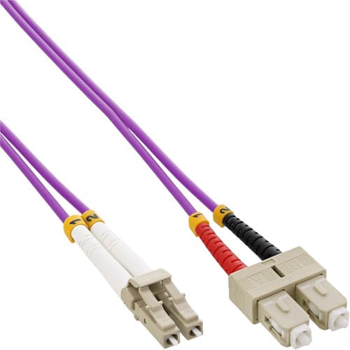 Inline® Lwl Duplex Kabel, Lc/Sc, 50/125µm, Om4, 7,5m