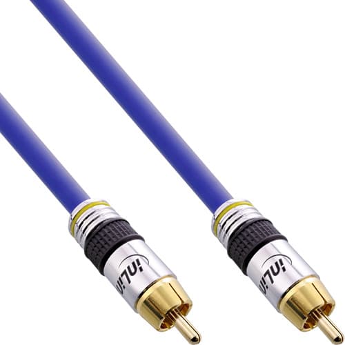 Inline® Cinch Kabel Video & Digital Audio, Premium, 1x Cinch St / St, 15m