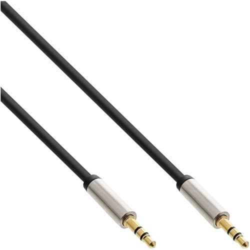 Inline® Slim Audio Kabel Klinke 3,5mm St/St, Stereo, 10m
