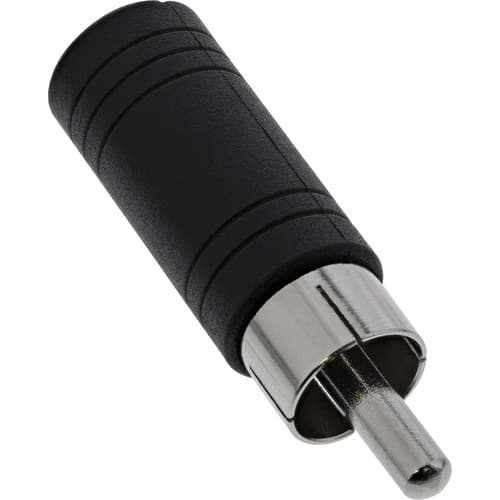 Inline® Audio Adapter, Cinch Stecker Auf 3,5mm Klinke Buchse, Mono
