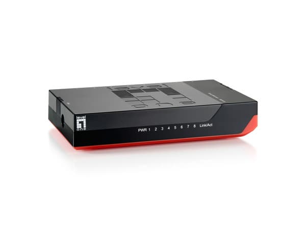 8-Port Gigabit Ethernet Desktop Switch, ''Black Edition''