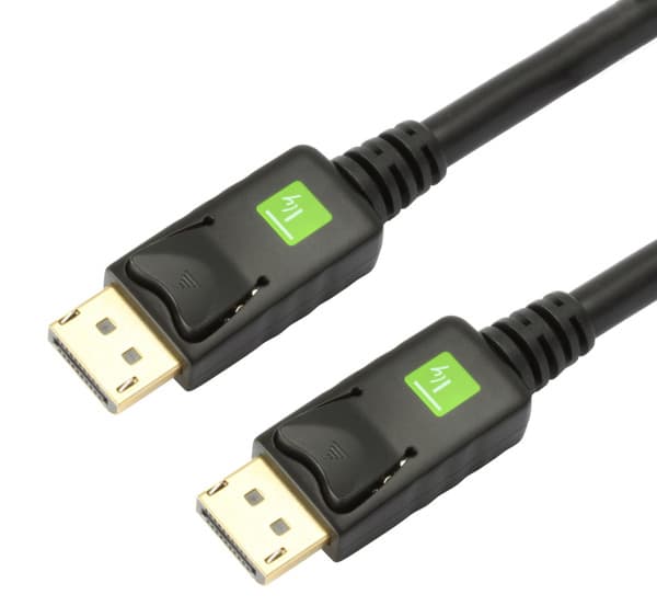 Displayport Anschlusskabel, St.-St., 0,5m, Schwarz