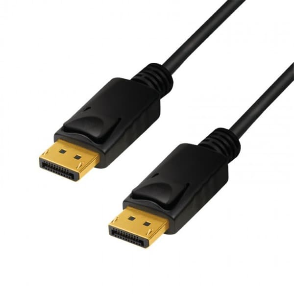 Displayport 1.4 Anschlusskabel, St./St., 3m, Schwarz