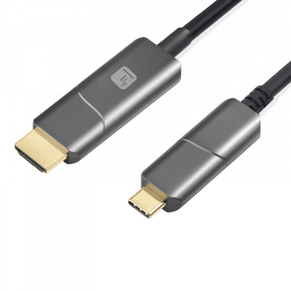 Type C Auf Hdml 2.0 Aoc Kabel, 10m, Schwarz