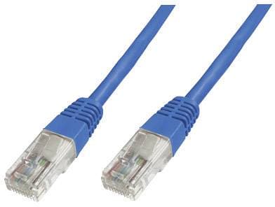 Digitus Patchkabel Rj45 U/Utp Cat5e 0.50m Blau Polybeutel
