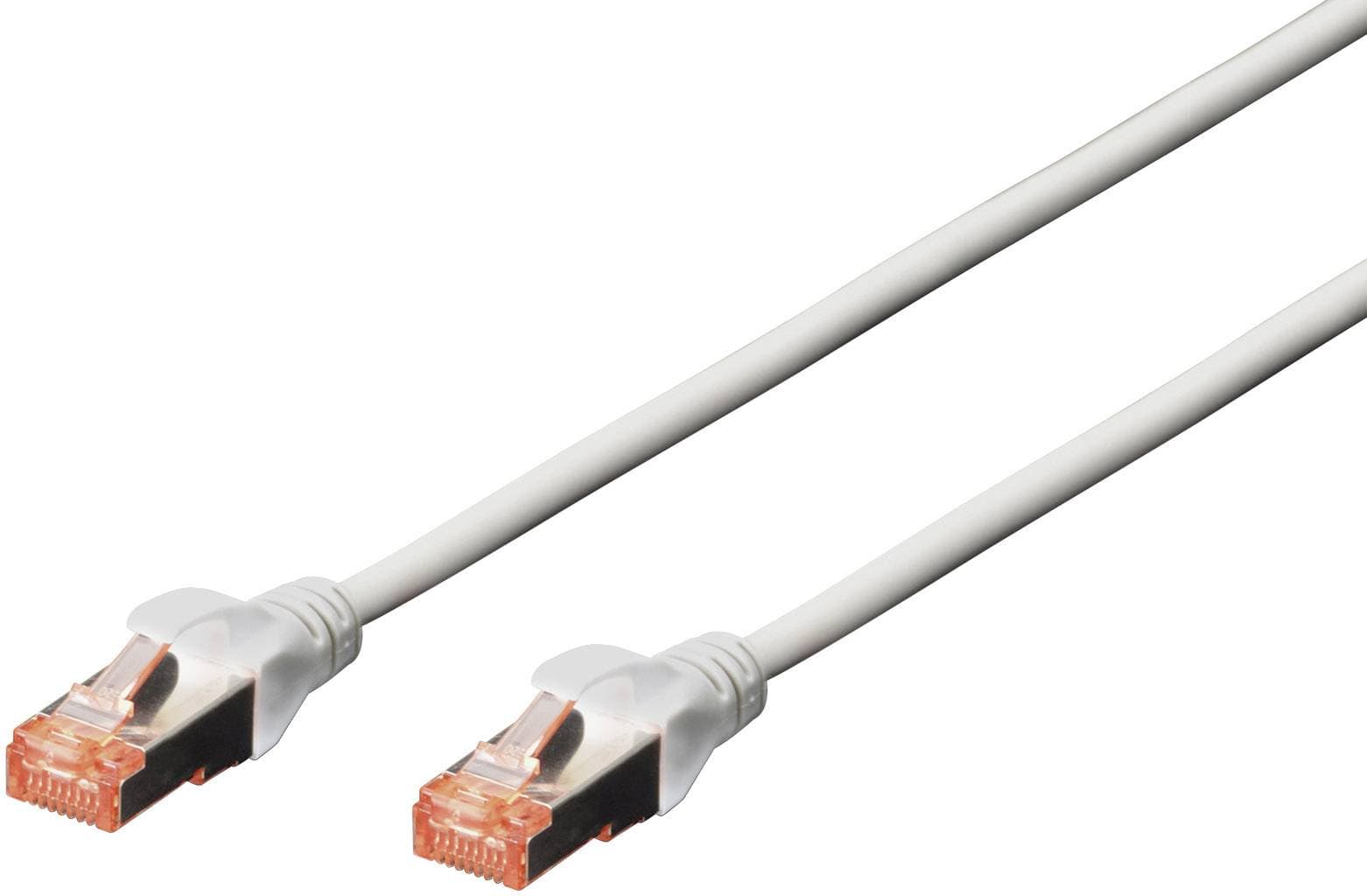 Digitus Patchkabel Cat6 S/Ftp 2xrj45 2.0m Grau Hebelschutz Polybeutel