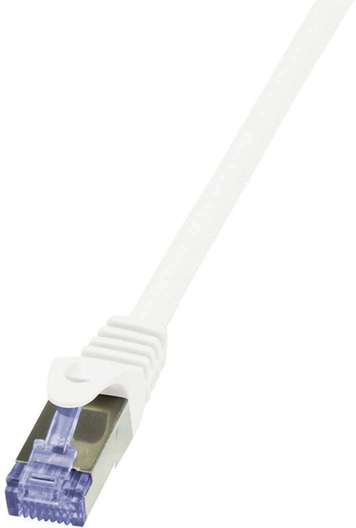 Logilink Patchkabel Cat6a S/Ftp Awg26 Pimf 3,00m Weiß