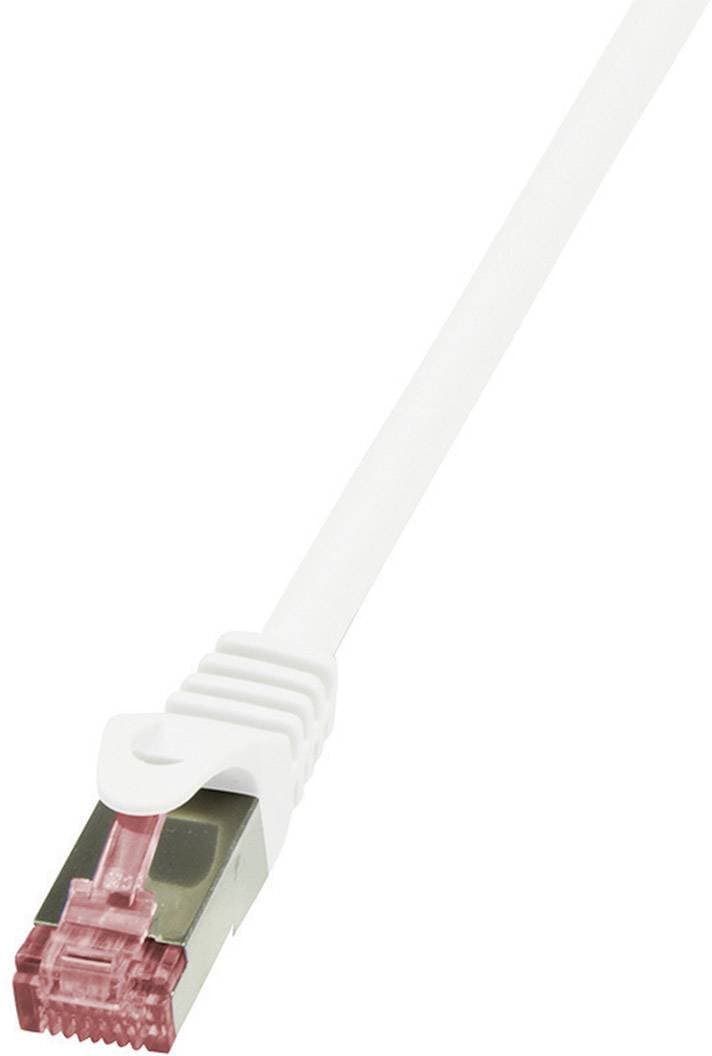 Logilink Patchkabel Cat6 S/Ftp Awg27 Pimf 0,25m Weiß