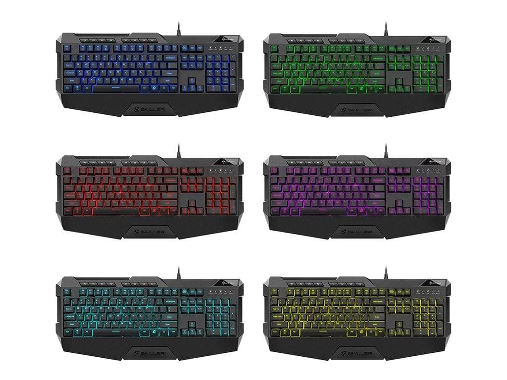 Sharkoon Gaming Tastatur Skiller Sgk4 Schwarz De
