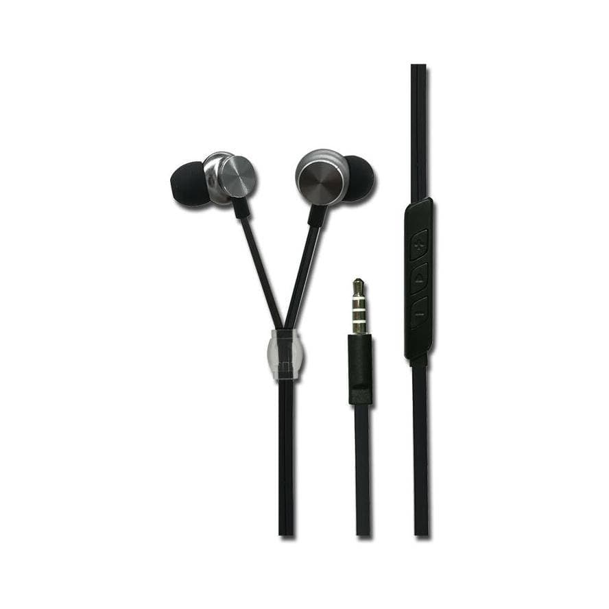 2go In-Ear Stereo-Headset "Luxury" Zipper-Style Anthrazit
