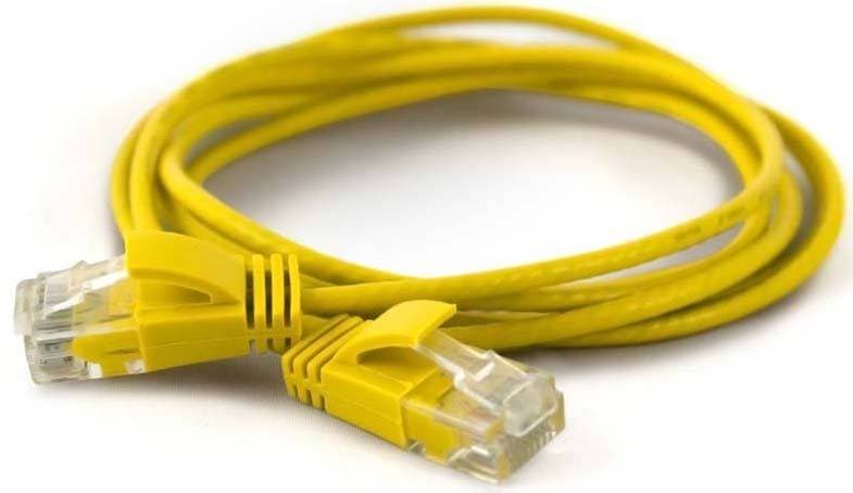Wantec Patchkabel Utp Cat6a D=2,8mm 0,20m Gelb