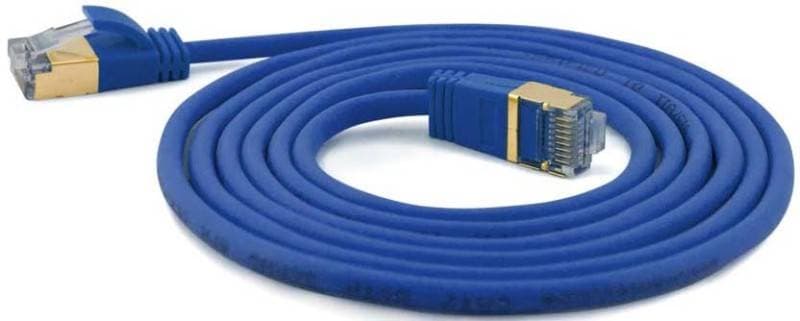 Wantec Patchkabel Sstp Cat7 Ste. Cat6a D=4mm 5,00m Blau