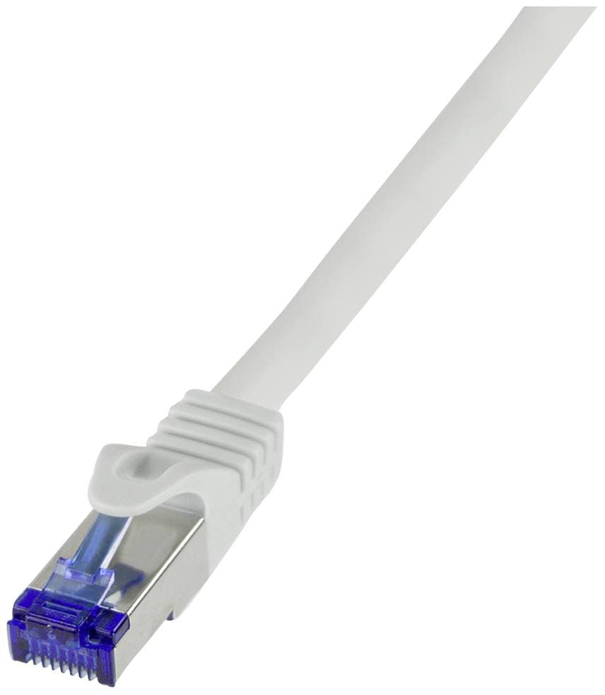 Logilink Patchkabel Ultraflex, Cat.6a, S/Ftp, Grau, 2 M