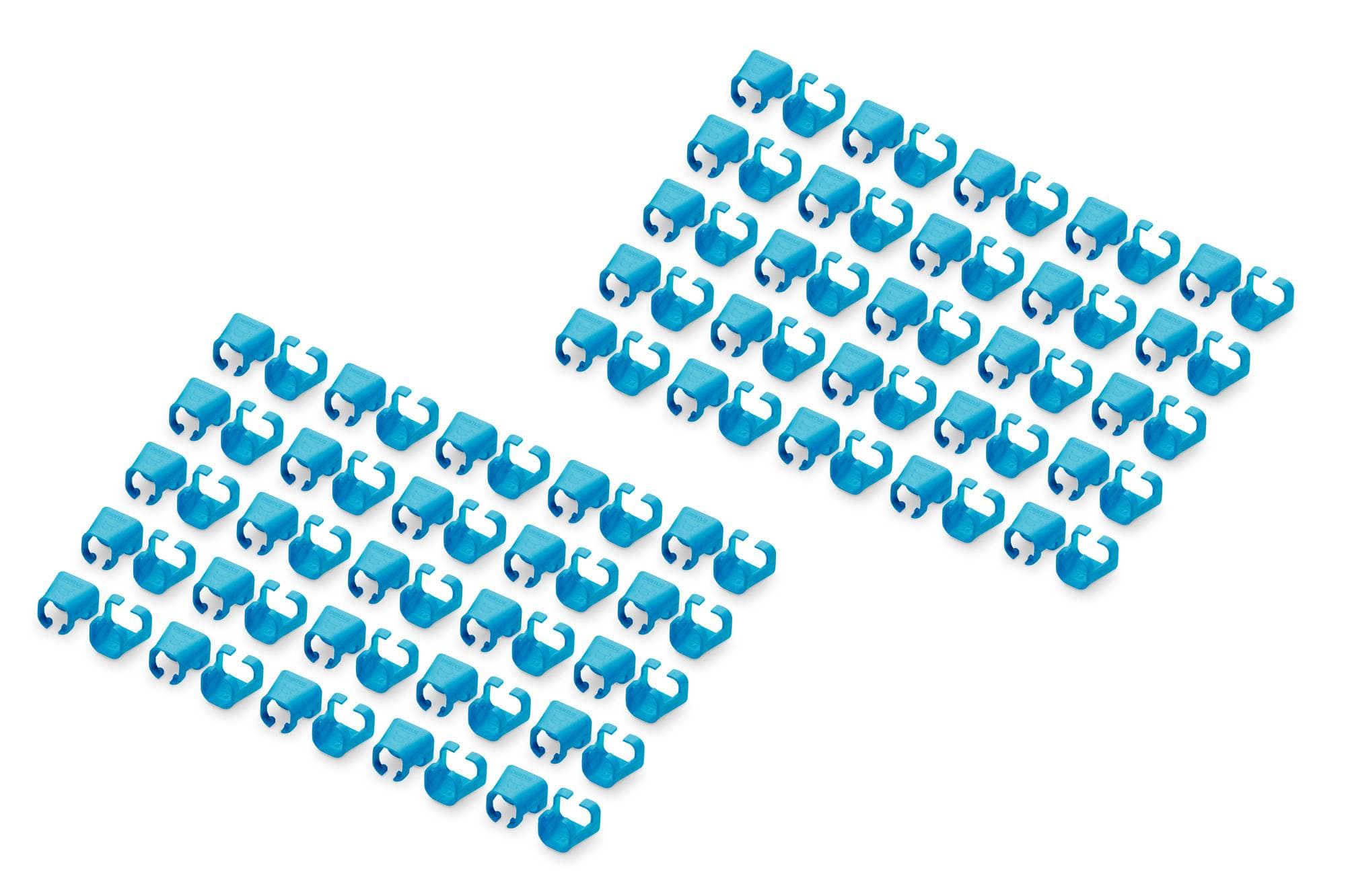 Digitus Farbclips Für Patchkabel Rj45 100 Stück Blau