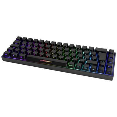 Deltaco Gaming Tastatur Dk440r Wireless, Rgb, Schwarz