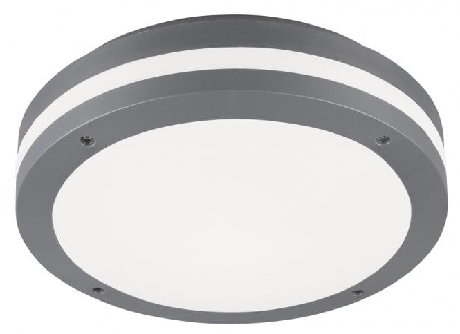 Trio Wand-/Deckenl. Piave Ip54 676960142 12w 1000lm 3000k M.Bwm 300x90 Anthrazit