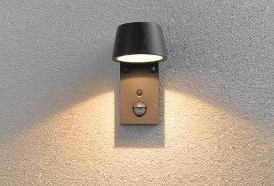 Paulm Wandleuchte Capea Ip44 6w 94714 450lm 2200-3000k Alu Anthrazit Bwm